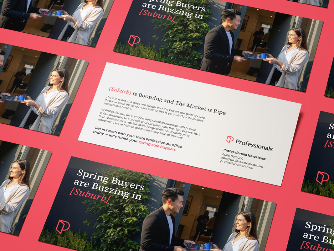 Spring Buyers campaign postcards